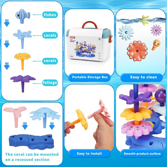 Flower Garden Building Toys for Girls Set, Gifts for 3 4 5 Year Old Girls - Image 3
