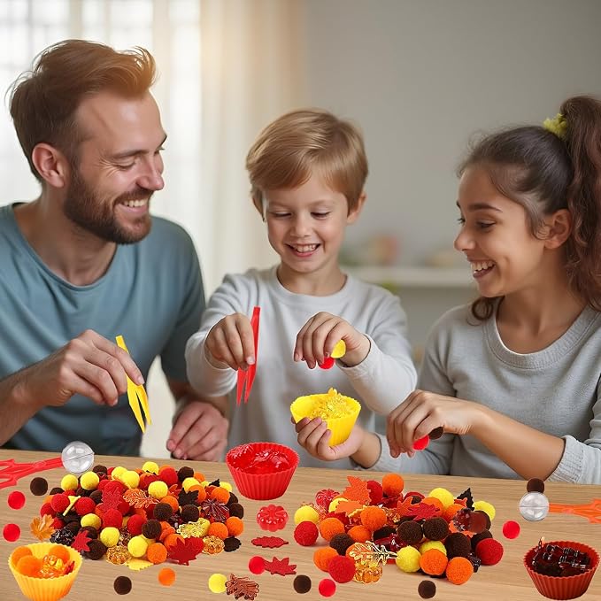 241 Pcs Fall Sensory Bin Fillers Fall Sensory Bin Items Fall Thanksgiving - Image 6