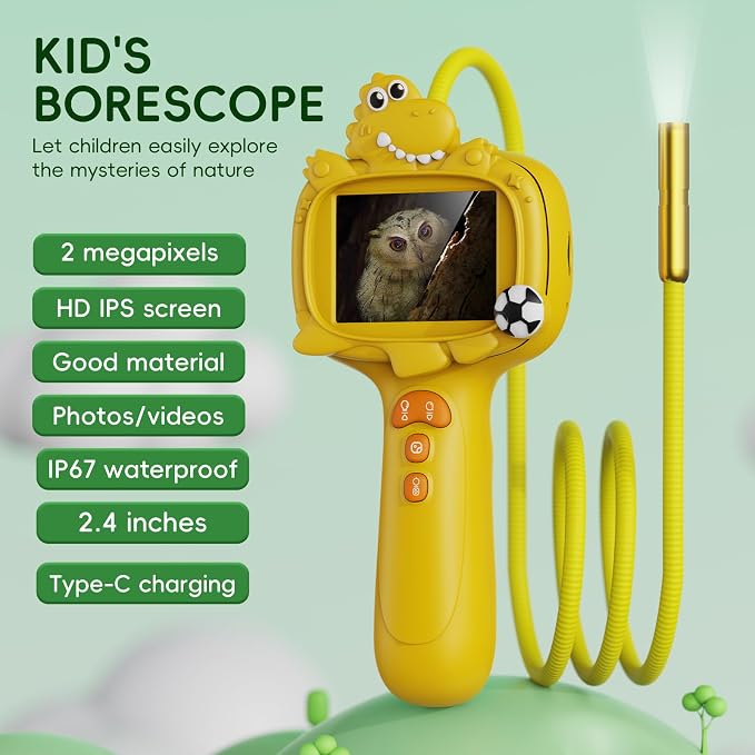 Borescope Camera for Kids, STEM Science Toy for 3+ Years Boys Girls - Image 2