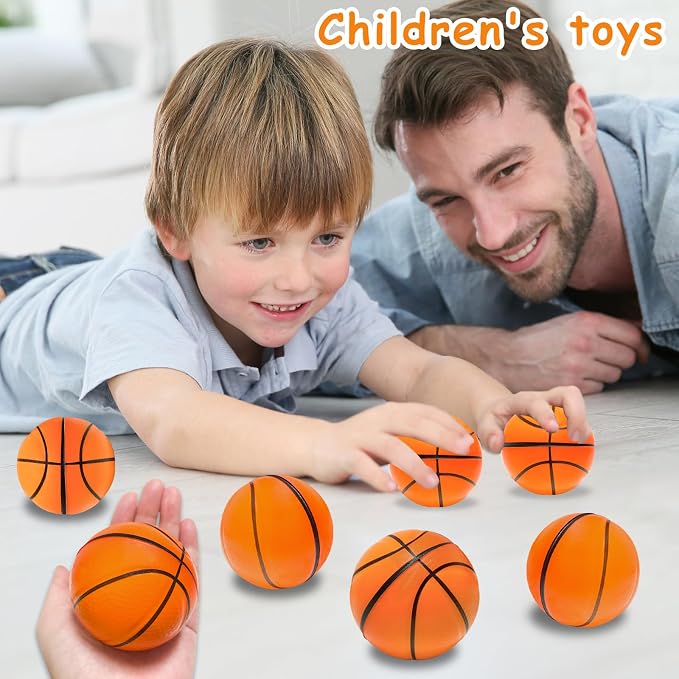 30PCS Large 2.5inch Squeeze Basketball Ball,Stress Sports Ball - Image 6