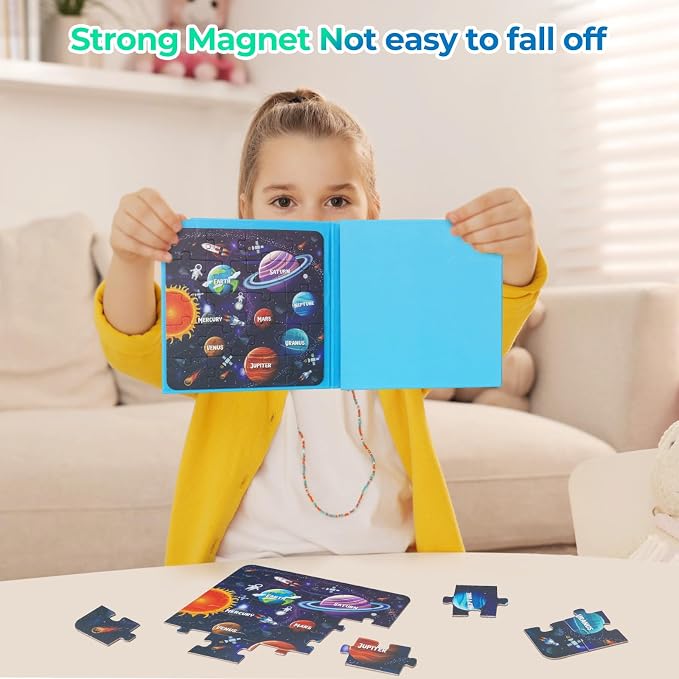 Nattork Magnetic Puzzle Book for Toddlers 3-6 Girls Boys,Map Puzzles Game for Kids Ages 3-6,Learning Magnet with Fun for 3 4 5 6 Years Old Children Boys Girls - Image 7