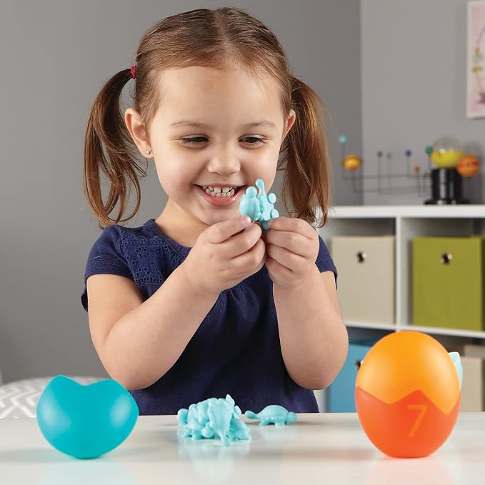 Learning Resources Counting Dino-Sorters Math Activity Set, Dinosaur Sorting Toy, 65 Pieces, Ages 3+ - Image 4