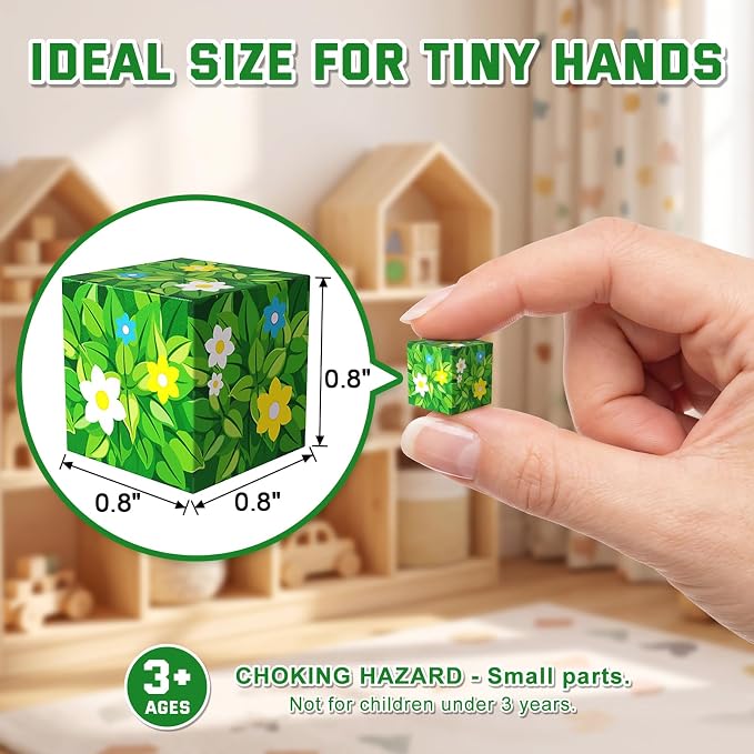 Magnetic Blocks, 100PCS Building Cubes, Boys Kids Gifts Toys - Image 3