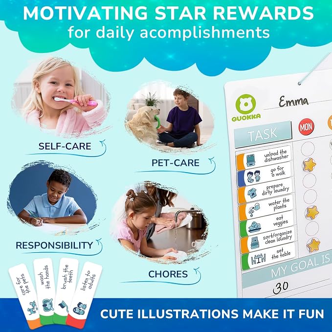 Reward Chart for Kids - Magnetic Behavior Chore Chart for Kids at Home - Image 4