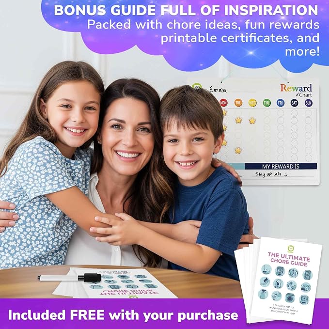 Magnetic Chore Chart for Kids - Reward Behavior Chart for Kids at Home - Image 7