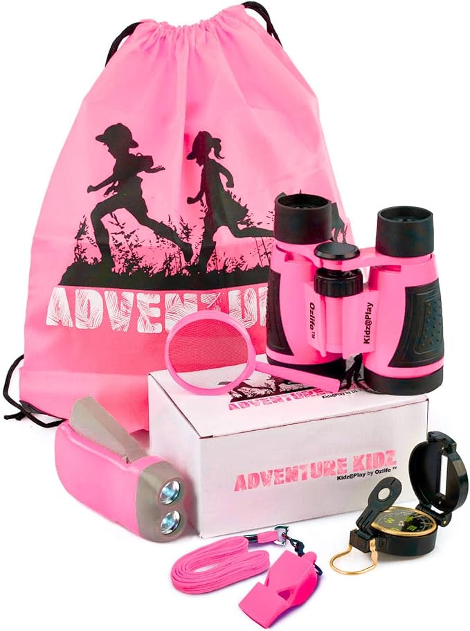 Adventure Kidz Pink Outdoor Exploration Kit for Children by KidzPlay