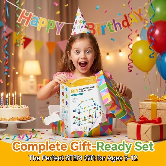 COUOMOXA 253 Pcs STEM Building Toys with Sound Bells - Image 7