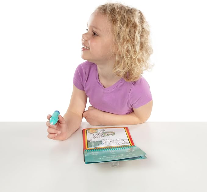 Melissa & Doug On The Go Water Wow! Reusable Water-Reveal Activity Pad- Occupations - Image 8