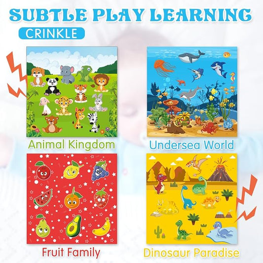 Baby Toys 6-12 Months: Baby Tissue Box 6 Month Old Montessori Toy - Image 2