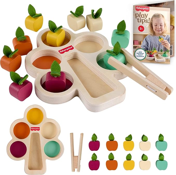Fisher-Price Wood Montessori Sorting Tree Learning Activity, Ages 3+ Years by Unknown