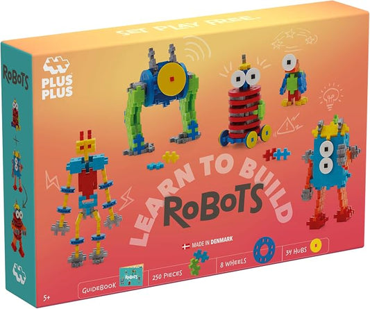 PLUS PLUS - Robot Discovery Kit - 250 Pieces - Construction Game for Children from 3 Years - PP3963 - Image 2