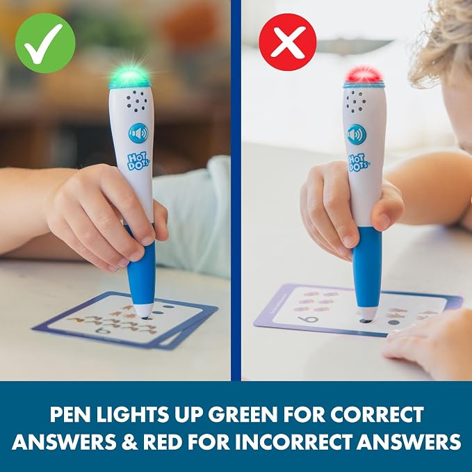 Educational Insights Hot Dots Preschool Prep Set – Toddler ABC Flash Cards with Interactive Pen, Preschool Learning Activities, Reading & Math Workbooks, Learn to Read for Kids Ages 4+ - Image 3