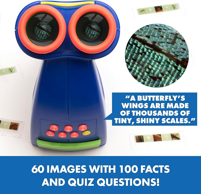 Educational Insights GeoSafari Talking Microscope - Kids Microscope Toy Featuring Bindi Irwin, Interactive STEM Toys and Science Kits for Kids 3-5, Preschool Science for Toddlers - Image 3