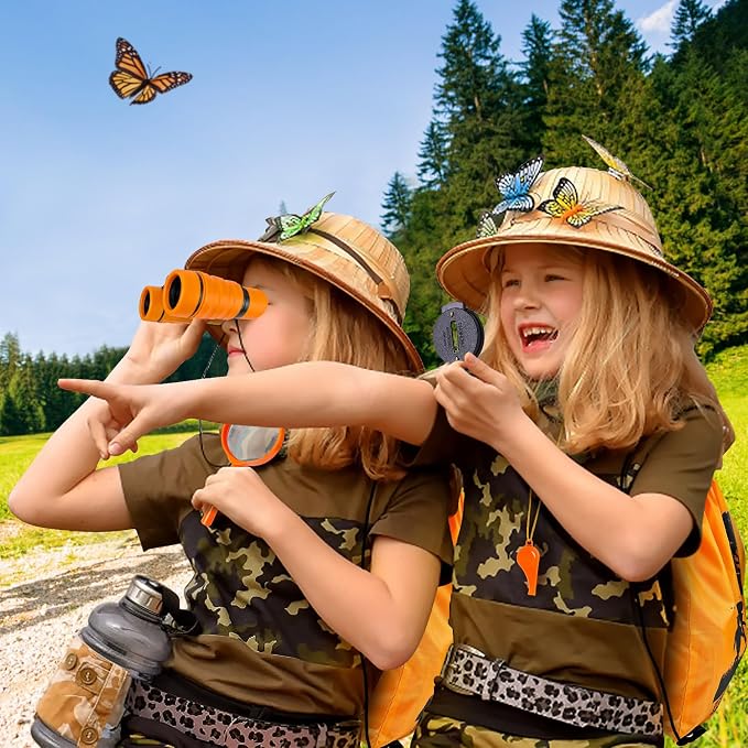 ESSENSON Kids Explorer Kit - Adventure Kit for Kids, Outdoor Explorer Kit with Binoculars, Summer Outdoor Toys for Kids Ages 4-8 - Image 6