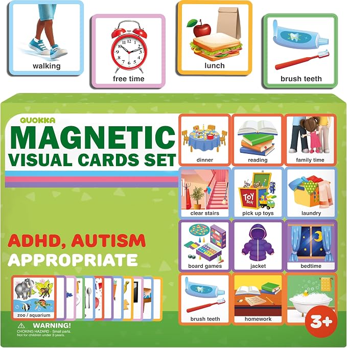 Reward Chore Chart for Kids - Visual Schedule for Autistic Children Age 5-7 by QUOKKA