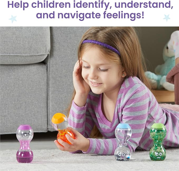 hand2mind Express Your Feelings Sensory Bottles- Secondary Emotions - Image 3