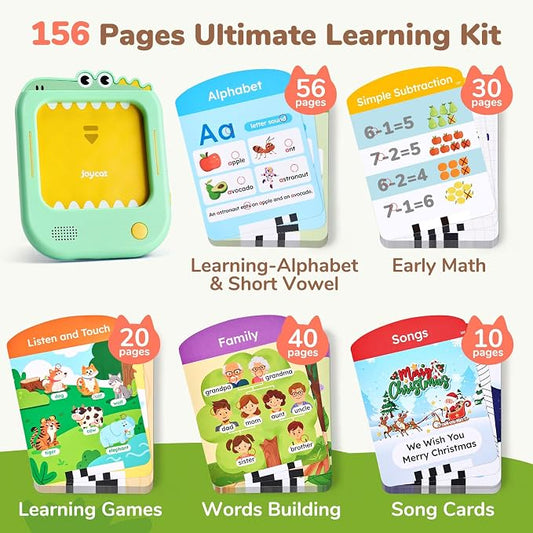 JoyCat Kids Learning Tablet, Learn to Read 156 Pages Talking Flash Cards - Image 2