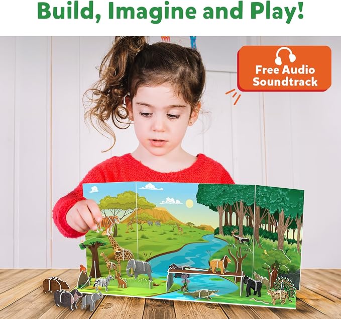 Skillmatics STEM Building Toy – My World Amazing Animals - Image 4