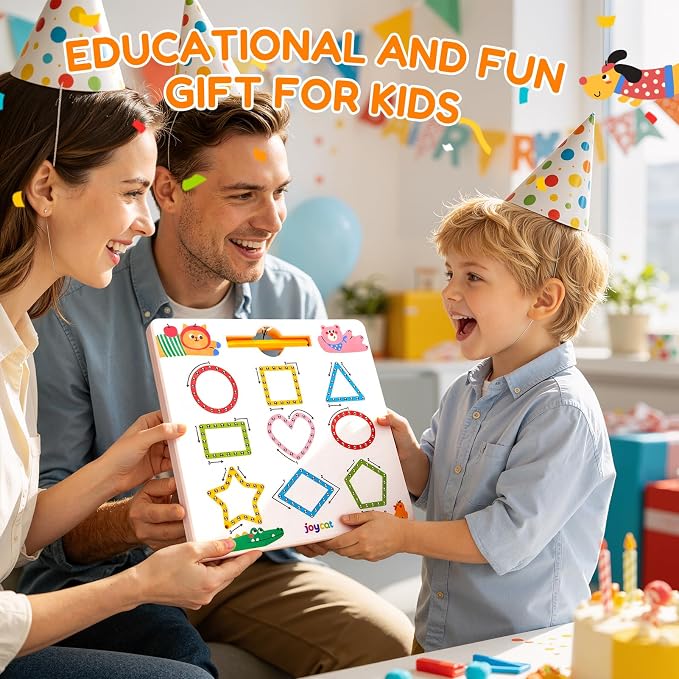 JoyCat Magnetic Animal Shapes and Lines Tracing Board, Pencil Control Toy - Image 9