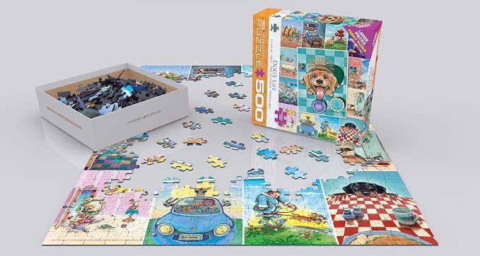EuroGraphics (EURHR Dog's Life by Gary Patterson 500Piece Puzzle 500Piece Jigsaw Puzzle, 8500-5365 - Image 3