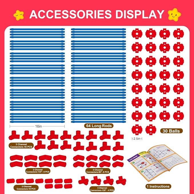 Fort Building Kit for Kids,STEM Construction Toys, Christmas & Birthday Gift for 4 5 6 7 8 9 10 11 12 Years Old Boys and Girls,Ultimate Creative Set for Indoor & Outdoors Activity,140 Pcs,Original - Image 6
