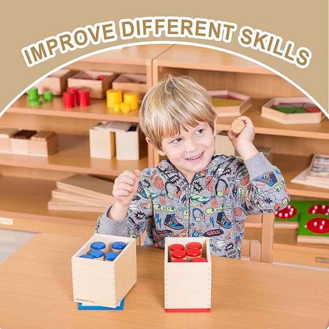 MONTESSORI OUTLET Sound Boxes for 3-6 Years Montessori Education at School and Home