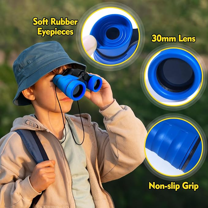 Binoculars for Kids, Kids Binoculars for 3-12 Boys Girls, Outdoor Toys - Image 4