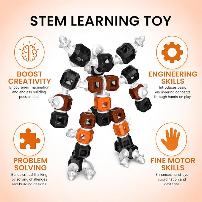 Creative 3-in-1 Robot STEM Toys for 4 5 6 7 8+ Year Old Kids Birthday Gifts - Image 4