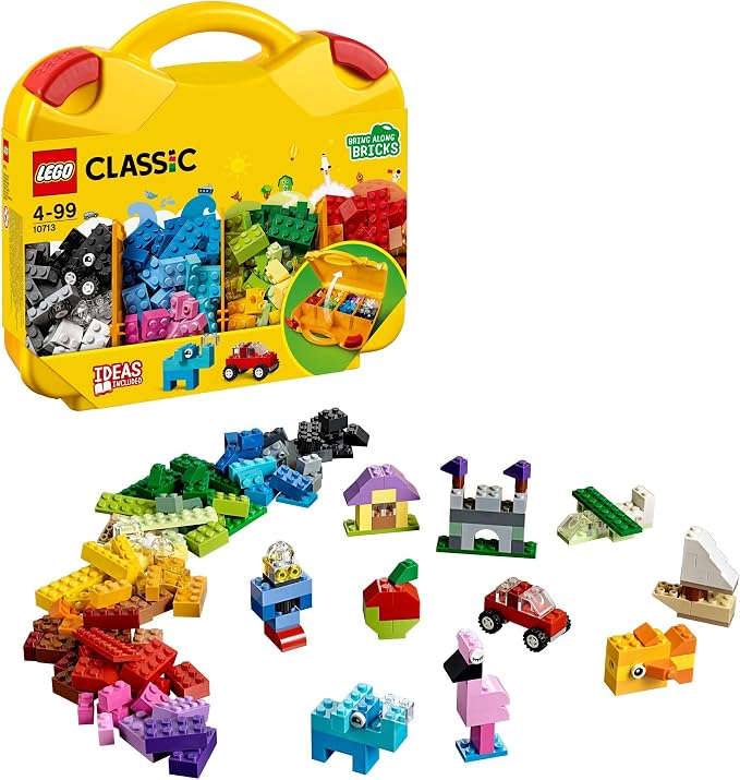 LEGO Classic Creative Suitcase 10713 - Includes Sorting Storage Organizer Case with Fun Colorful Building Bricks, Preschool Learning Toy for Kids, Boys and Girls Ages 4 Years Old and Up by Unknown