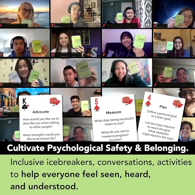 52 Essential Emotional Intelligence Training - Relationship Skills Card Game for Empathy, Trust Building Activities, Conversation Starters, Team Icebreaker Tools - By Harvard Researcher - Image 4