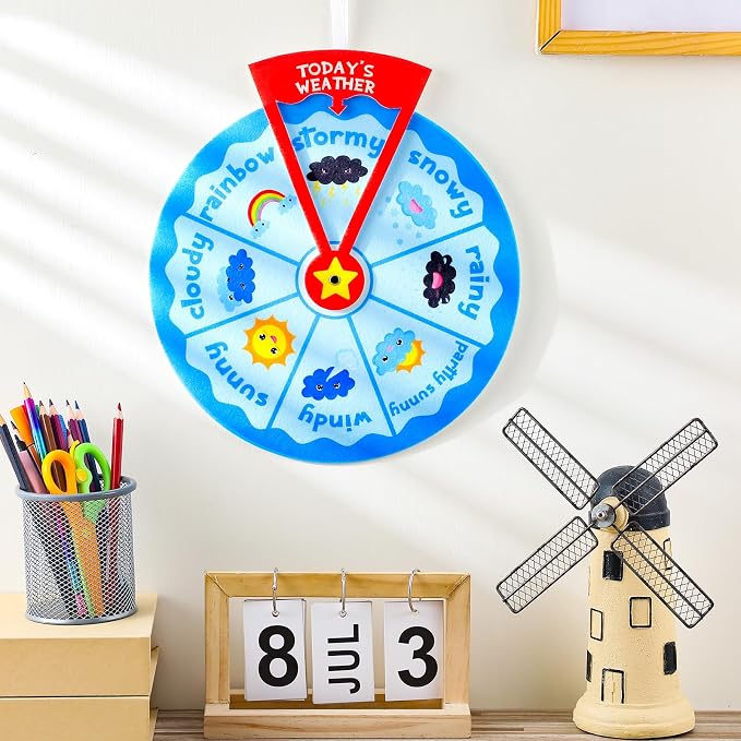 Marspark Weather Wheel, Educational and Learning Activities for Kids - Image 3