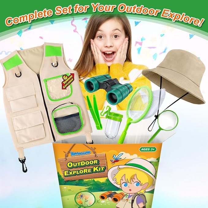 YOPINSAND Kids Explorer Kit & Bug Catcher Kit, Kids Outdoor Exploration Set - Image 3