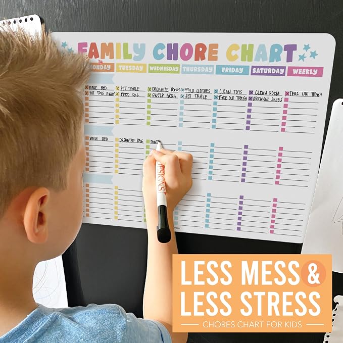 Magnetic Chore Chart for Kids Multiple Kids, Chore Board Adults and Teens - Image 5