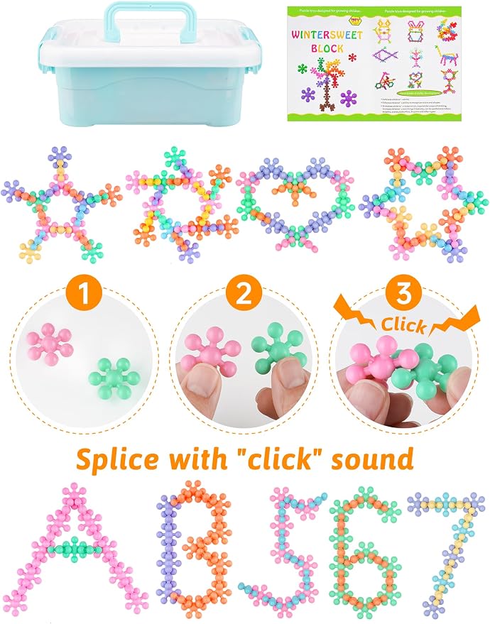 200PCS Building Blocks STEM Construction Toy, Macaron Colors - Image 2