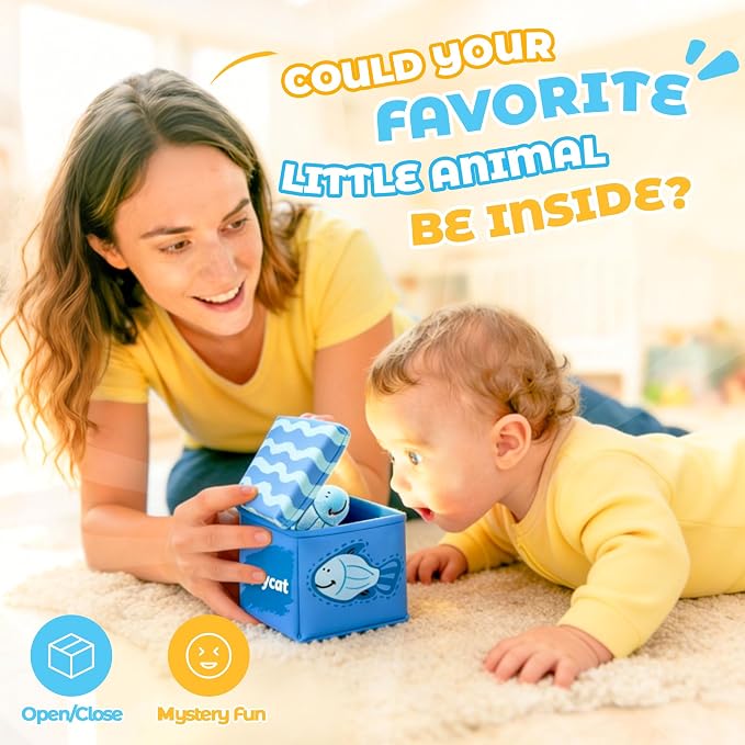JoyCat Montessori Baby Toys 6-12 Months, 12PCS Sensory Sorting Boxes - Image 6
