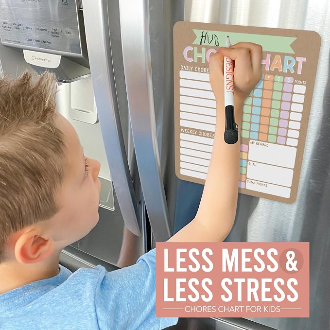 Magnetic Chore Chart for Kids Multiple Kids Chore Board for Home and School - Image 6