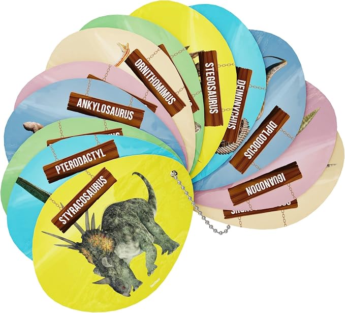 Dan&Darci Jumbo Dino Easter Egg - Unearth 12 Unique Large Surprise Dinosaurs in One Giant Filled Egg -Easter Gifts for Kids - Discover Dinosaur Archaeology Science STEM Crafts Gifts for Boys & Girls - Image 6