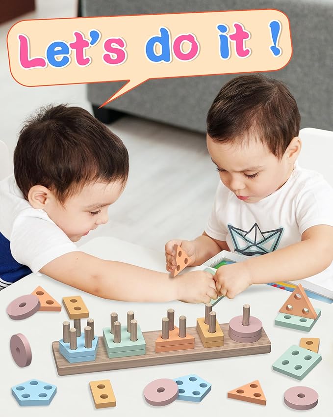 kecristv Montessori Toys for 1 2 Year Old Girl and Boy Birthday Gifts - Image 2