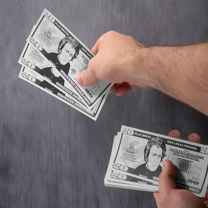 Play Money - 200Pcs $20 Bills Pretend Money for Kids, Banking Toy - Image 6