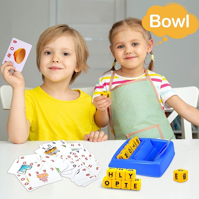 Fenikso Matching Letter Game, Alphabet Spelling & Reading Words, Objects & Color Recognition, Early Learning Educational Toy for Preschool & Kindergarten Kids Over 3-8 Years Old, Best Gifts - Image 6
