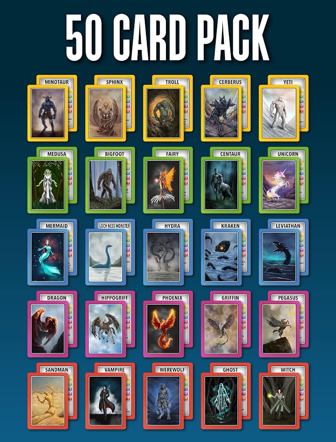 SMART CARDS Mythology, 7 Games in 1, Gift and Stocking Stuffer - Image 6
