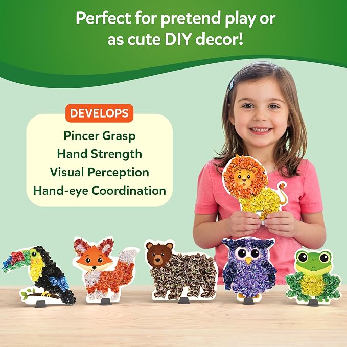 Skillmatics Poke-in Art – Animals, Wood Craft Kit, Gift for Boys & Girls - Image 5