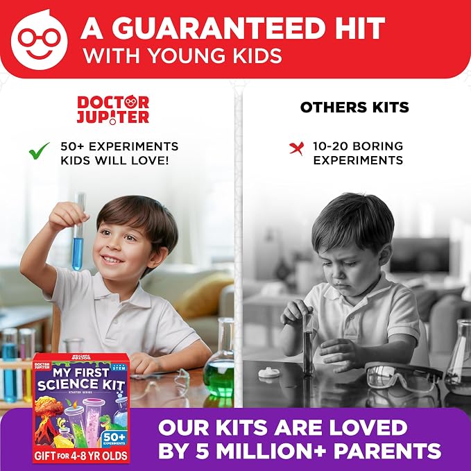 Doctor Jupiter My First Science Experiments Kit for Kids Ages 4+ - Image 8