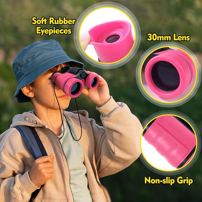 Binoculars for Kids, Kids Binoculars for 3-12 Boys Girls, Outdoor Toys - Image 4