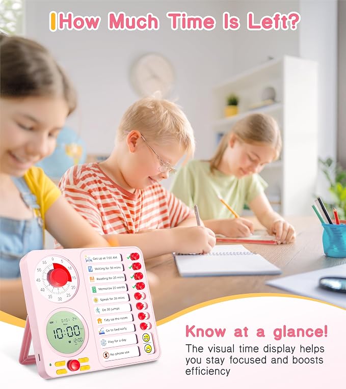 Herloreen Visual Timer for ADHD, Chore Chart & Task Planner for Kids,Adults - Image 7