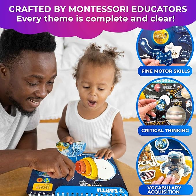 Montessori Busy Book for Kids Ages 4-8 — My Preschool Toddler Busy Book 3-5 - Image 4