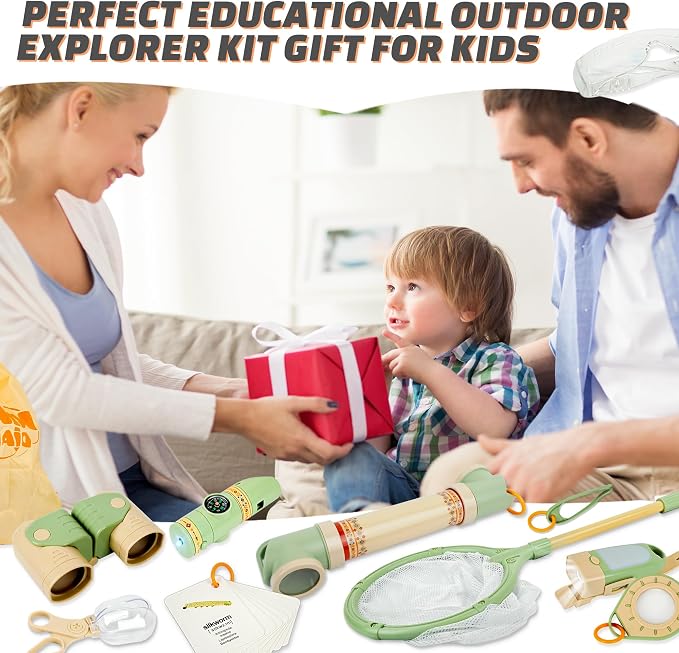 27 Pcs Bug Catching Kit, Kids Nature Explorer Set with Outdoor Tools - Image 7