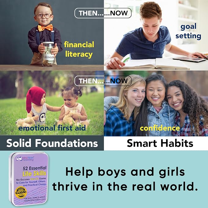 Mind Brain Emotion 52 Essential Life Skills: No-Excuses Game to Teach Kids, Teens & Adults How to Care for Self & Chores, Practical Solution for Responsible Boys, Confident Girls, Happy Family - Image 8