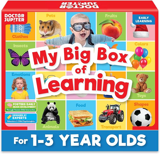 Doctor Jupiter My Big Box of Learning for Kids Ages 1-3 Year Old by DoctorJupiter