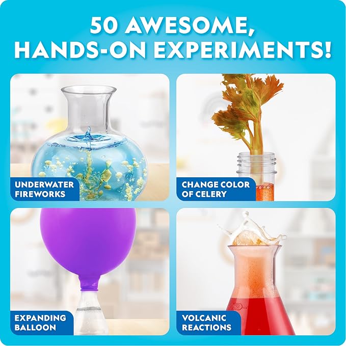 National Geographic Junior Chemistry Set with 50 Experiments for Kids - Image 4